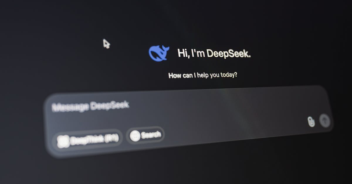 DeepSeek AI interface and logo
