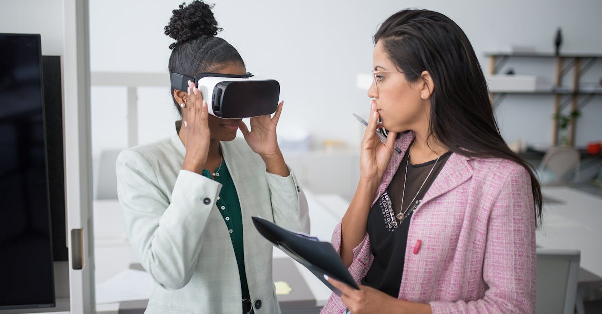 Modern office with AI and human collaboration